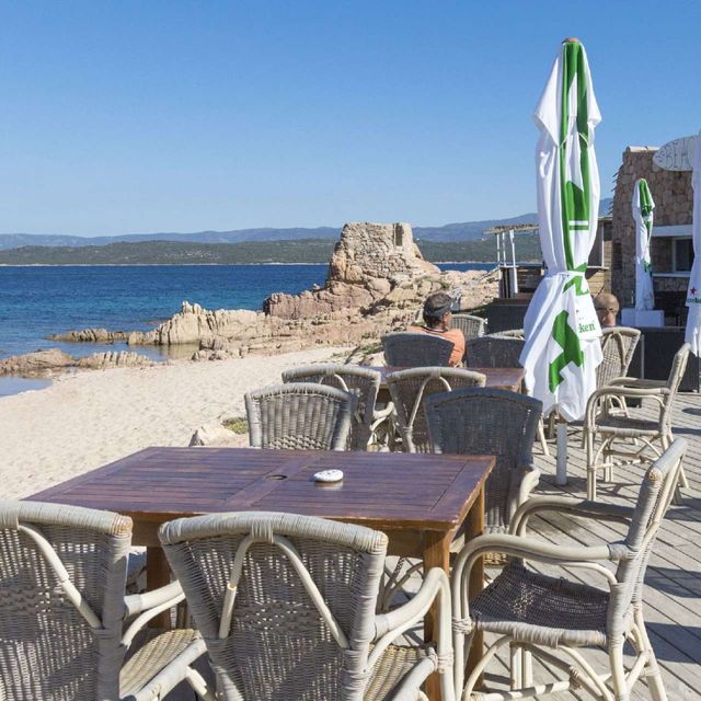 terrasse sur plage